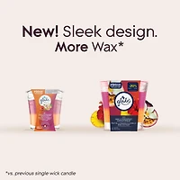 Glade 2 en1 - Chandelle parfumée-vanille fruit de la passion et brise exotique Chandelle à une mèche