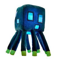 Minecraft Glow Squid Plush Figure with Lights & Sounds, Glows in the Dark