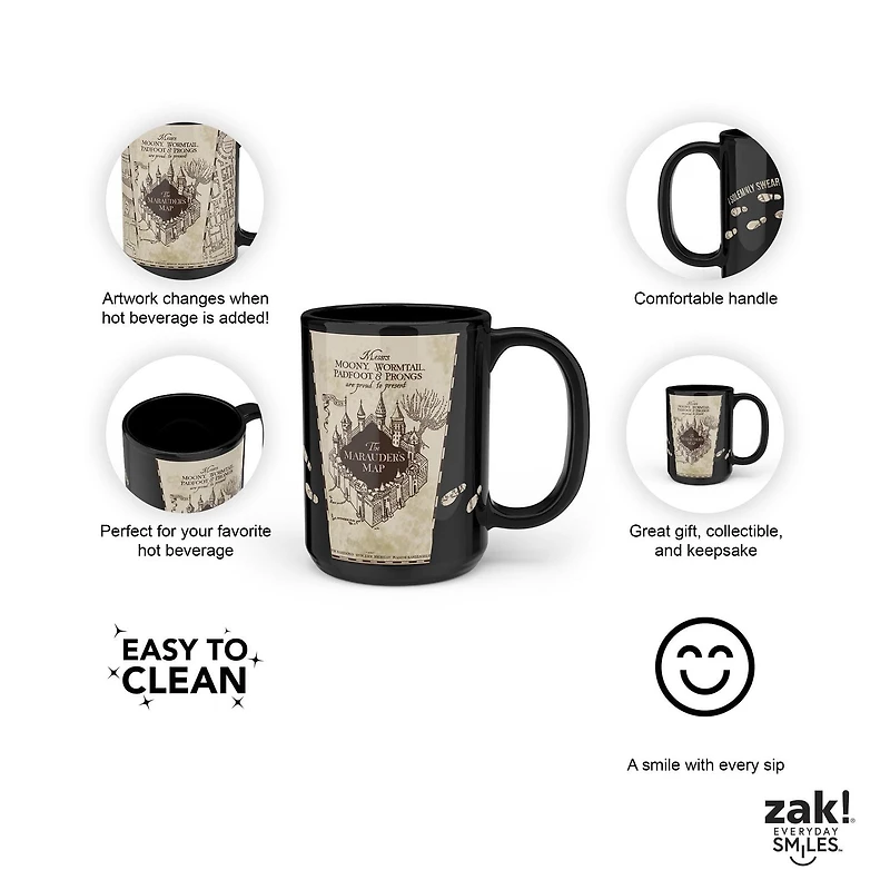 Zak Designs Harry Potter 15oz Colour Change Mug