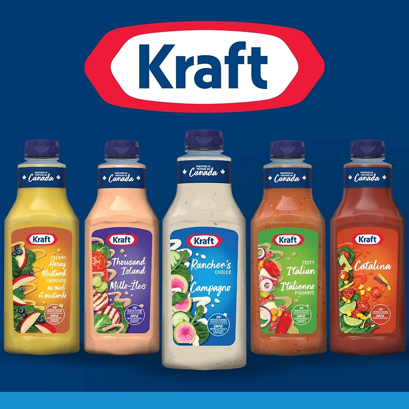 Kraft Rancher's Choice Salad Dressing, 425 ml Bottle, KRAFT RANCHER'S CHOICE DRESSING 425