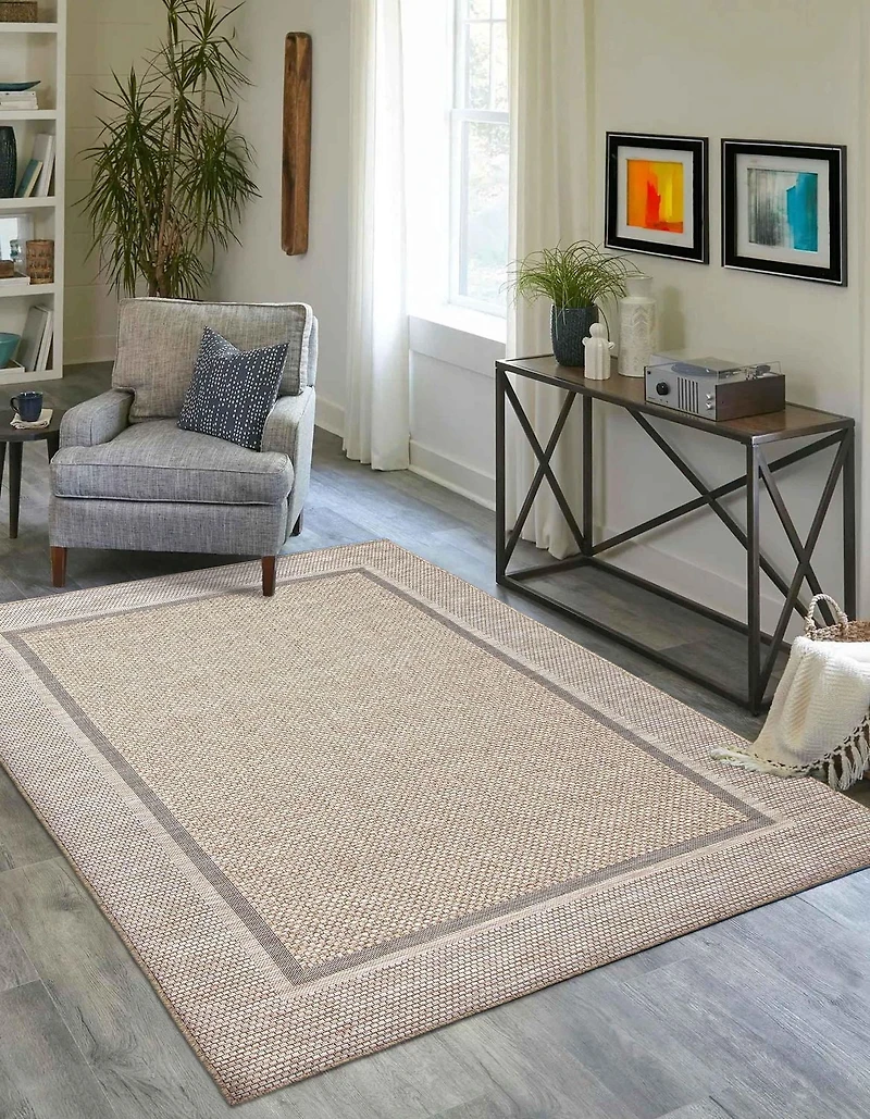 ECARPET Brooks Nautical Coastal Area Rug for living room, bedroom, dining room, entrance, hallway and more.