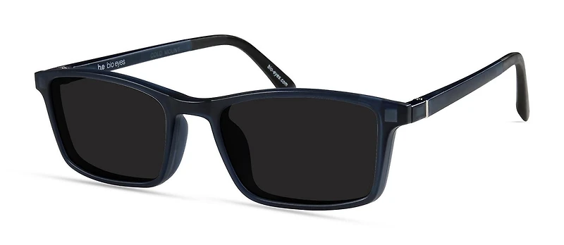 Bio Eyes Lunettes De Vue Pour Hommes, Reed, Bleu Marine, 50-17-140