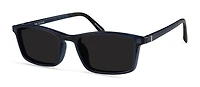Bio Eyes Lunettes De Vue Pour Hommes, Reed, Bleu Marine, 50-17-140