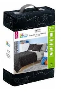Couette réversible Mainstays Kids  dans un sac