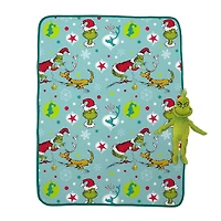 Grinch "Grinchy Plans" Hugger with Throw