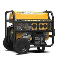FIRMAN P08004 Gas Portable Generator 10000/8000W Remote Start 120/240V Wheel Kit