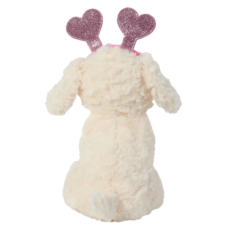 Way To Celebrate Valentine's Day 10.5" Dog With Headband Medium Plush Animal