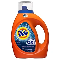 Tide Ultra Oxi Détergent à Lessive Liquide, Compatible HE, 1.86 Litres, 44 Brassées