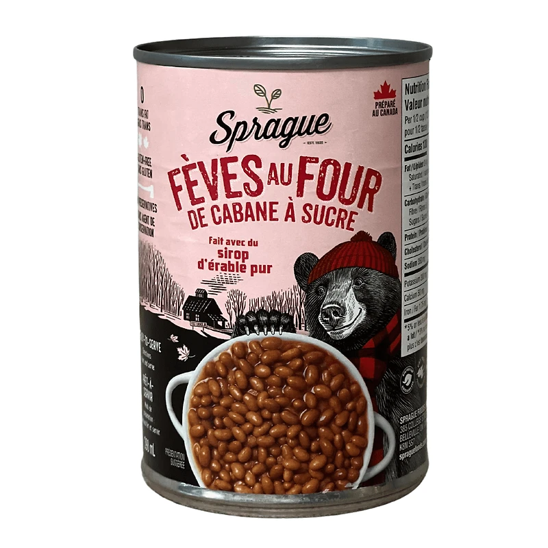 Sprague Fèves mijotées façon Érablière avec Sirop d'Érable