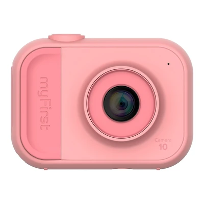 myFirst Camera 10 - New Kids' Digital Mini Camera, 5MP, Micro SD Card, Tripod Screw - Pink