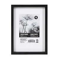 Cadre photo noir Gally 12cm x 17cm à 8cm x 12cm