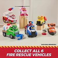 PAW Patrol Fire Rescue: Marshall Rescue Fire Engine with Action Figure & Projectile Launcher & Toy Truck, Kids Toys for Boys & Girls Ages 3 and Up