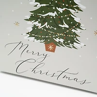 Holiday Time Christmas Tree XLarge Gift Box, Rigid paper set-up box