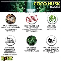 Exo Terra Coque de Coco - s'Étend à 7qt