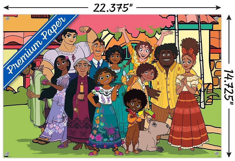 Disney Encanto - Family Wall Poster, 22.375" x 34" Framed