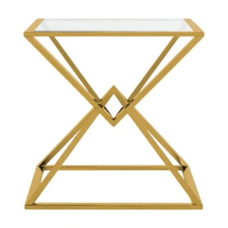 Cinna Side Table in Gold