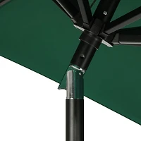 Parasol de marché octogonal Mirage II 9-ft à autoinclinaison - Canopée Breez-Tex