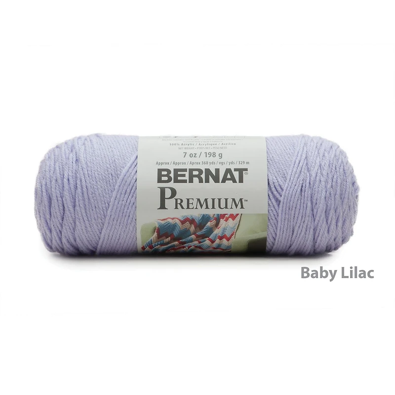 Bernat® Premium™ Yarn, Acrylic #4 Medium, 7oz/198g, 360 Yards