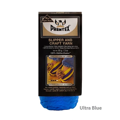 "Phentex® Fil pour Pantoufles et Artisanat, Oléfine #4 Moyen, 3oz/85g, 164 Yards" Fil durable axé sur l'artisanat