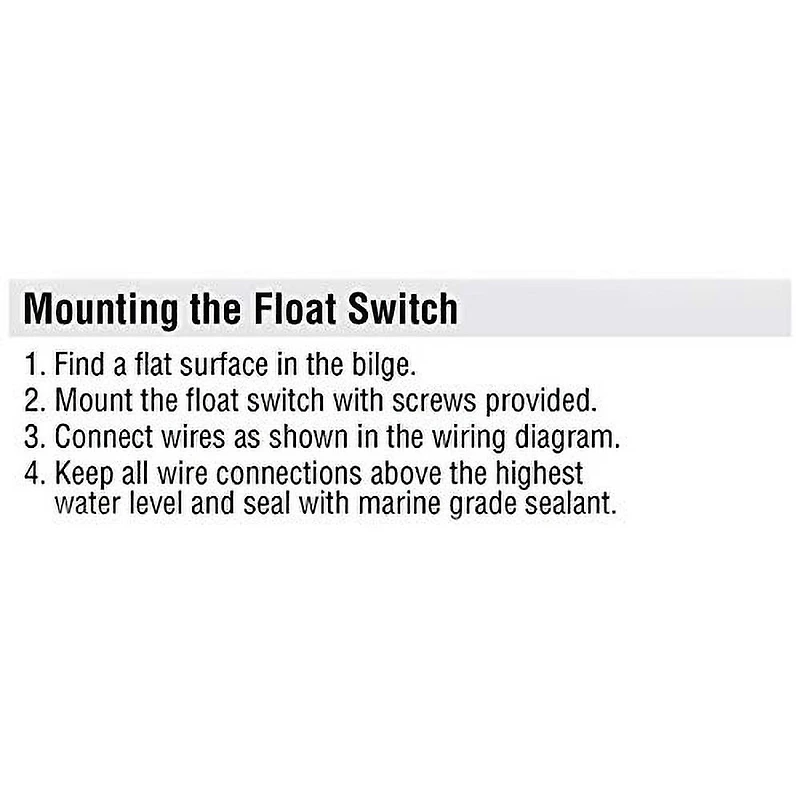 Shoreline Marine SL52260 Bilge Pump 600 Gph Auto Switch