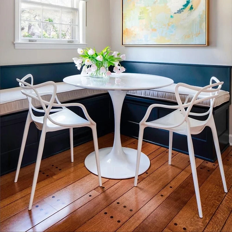 Heavenly Collection Plastic Dining Chair for Dining Area