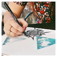 Sharpie Felt Tip Pens, Fine Point (0.4 mm), Black