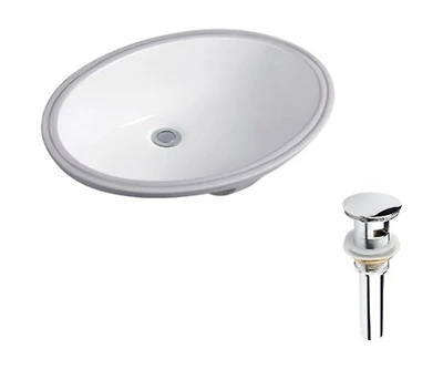 DROP Bath and Kitchen DR091194 Undermount Bathroom Sink Set