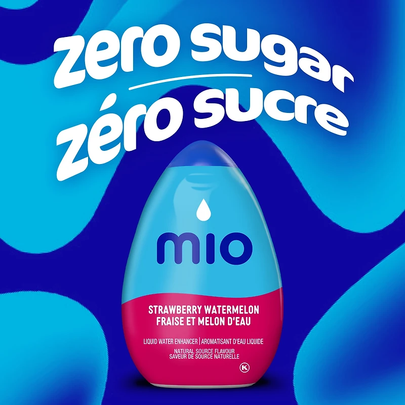 MiO Strawberry Watermelon Liquid Water Enhancer, MIO STRAWBERRY WATERMELON 48ML