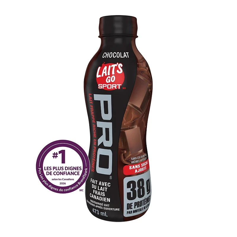 Lait Frappé Riche en Protéines à la vanille Lait's Go Sport Pro