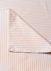 Fabstyles 100% Cotton Bistro Stripe Table Cloth