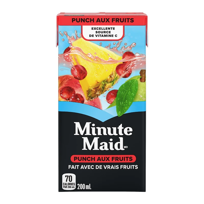 Minute Maid Punch aux fruits, 200 ml, paquet de 8 200 x ml