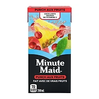 Minute Maid Punch aux fruits, 200 ml, paquet de 8 200 x ml