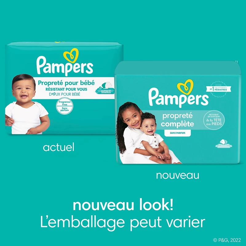 Pampers Complete Clean Baby Wipes - Fresh Scent 1X Pop-Top Packs