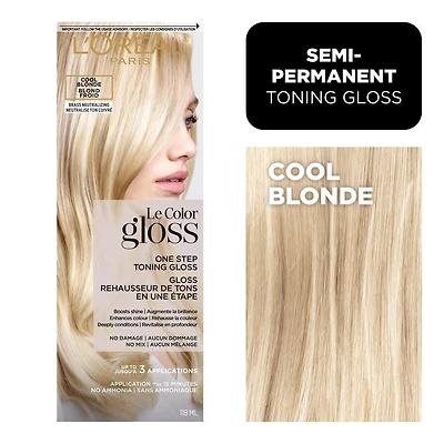 L'Oréal Paris Le Color Gloss, One Step Hair Gloss, Ammonia free hair gloss