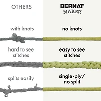 Bernat® Maker™ #5 Bulky Cotton fil, 8.8oz/250g 317 Yards
