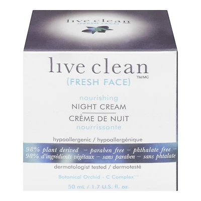 Live Clean Fresh Face Nourishing Night Cream