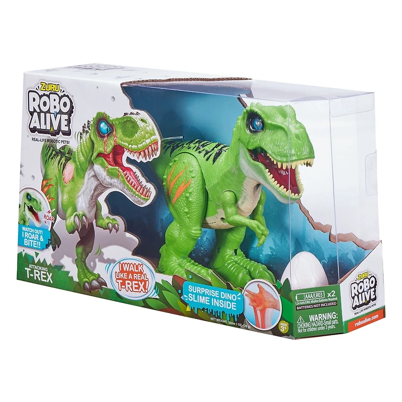Robo Alive Attacking T-Rex Series 2 Dinosaur Toy by ZURU