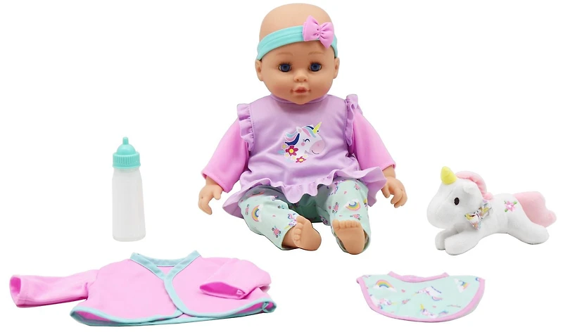 My Sweet Baby 16 pouces Deluxe Doll avec peluche animal Poupée MSB Deluxe