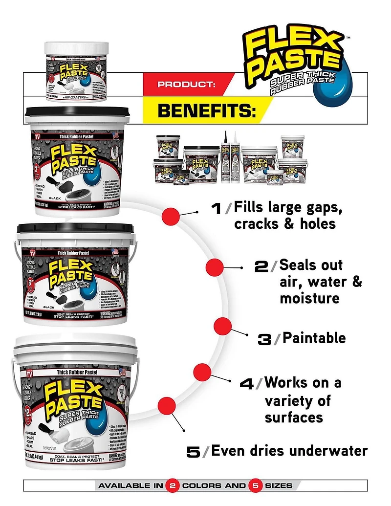 Flex Paste White, Seal Cartridge
