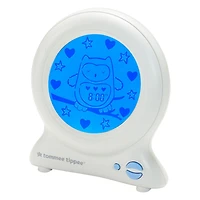 Réveil éducatif Groclock de Tommee Tippee, réveil et veilleuse pour jeunes enfants alimenté par USB
