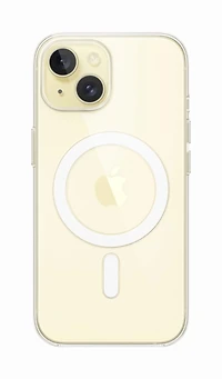 Apple Coque Transparente iPhone 15 avec MagSafe NB-24M