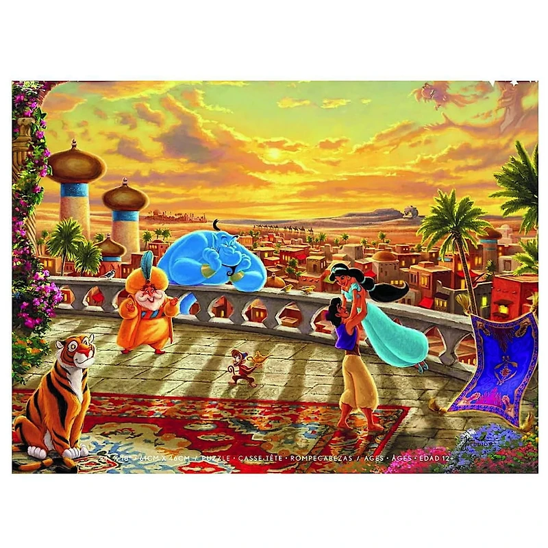 Ceaco Thomas Kinkade Puzzle 750 pièces Jasmine Desert Sunset