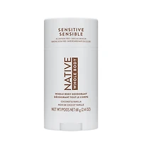 Native Coconut & Vanilla Sensitive Whole Body Deodorant, 68 g