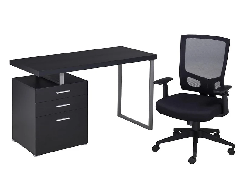 Kit de Bureau Lila, Noir