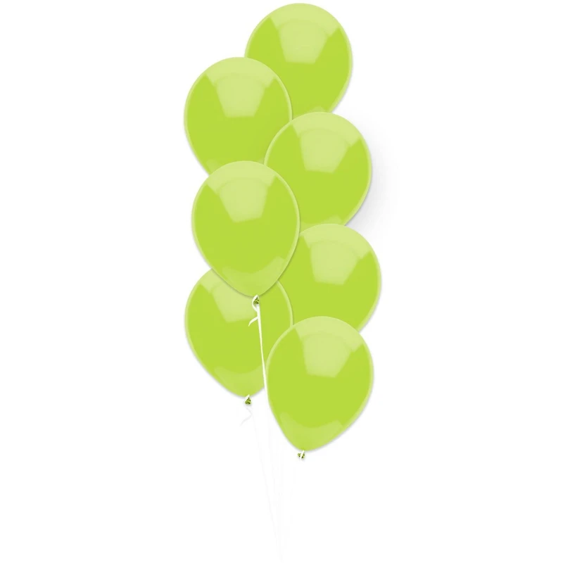 Party-Eh! Latex Balloons, 15 Green Balloons