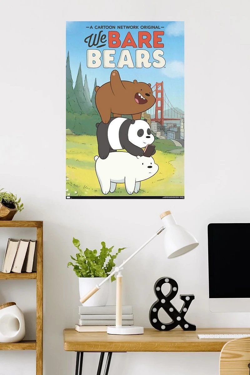 We Bare Bears - Key Art Wall Poster, 22.375" x 34"