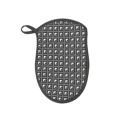 Silicon Imprimer Pot Holder (Geo) (Gris) - Set of 4