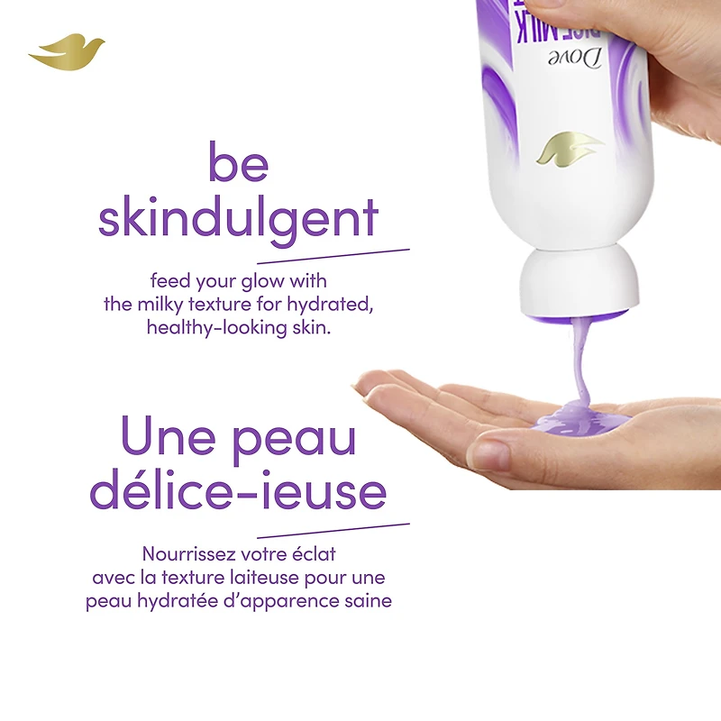 Gel Douche Dove au Lait de Riz et à l’Açaï Velours, 517ml