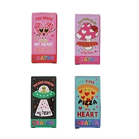 Valentine 8 Crayon Boxes, Paraffin and Paper Material, Ages 3+, by Way to Celebrate