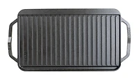 Lodge Chef Collection 19.5 x 10 Inch Cast Iron Reversible Grill/Griddle